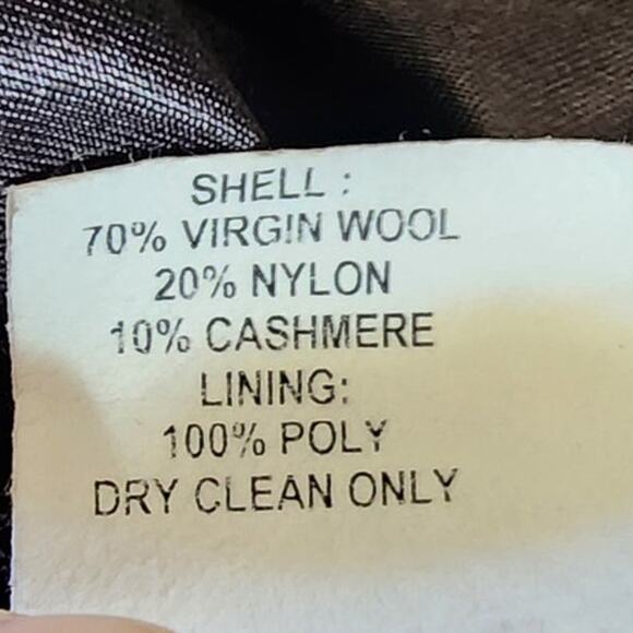 Kristen Blake Women's Wool and Cashmere Blend Petite Peacoat Jacket Size 6P - Picture 7 of 7